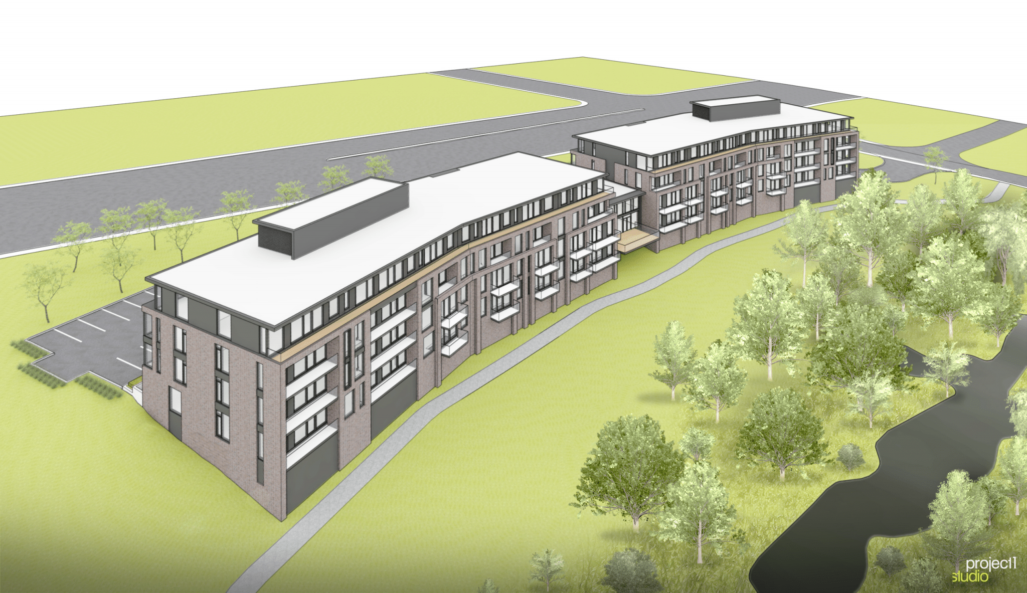 788 March Road 3D Rendering - From Above