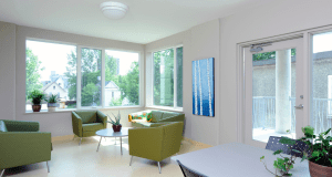 Cornerstone Housing For Women Living Room Space